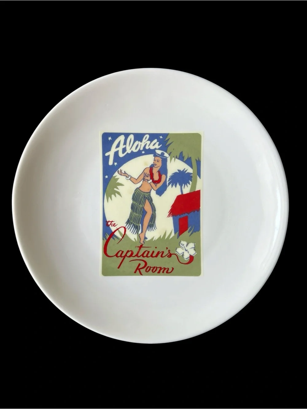 90s Y2K Pottery Barn Aloha Girls Salad / App Plates 8